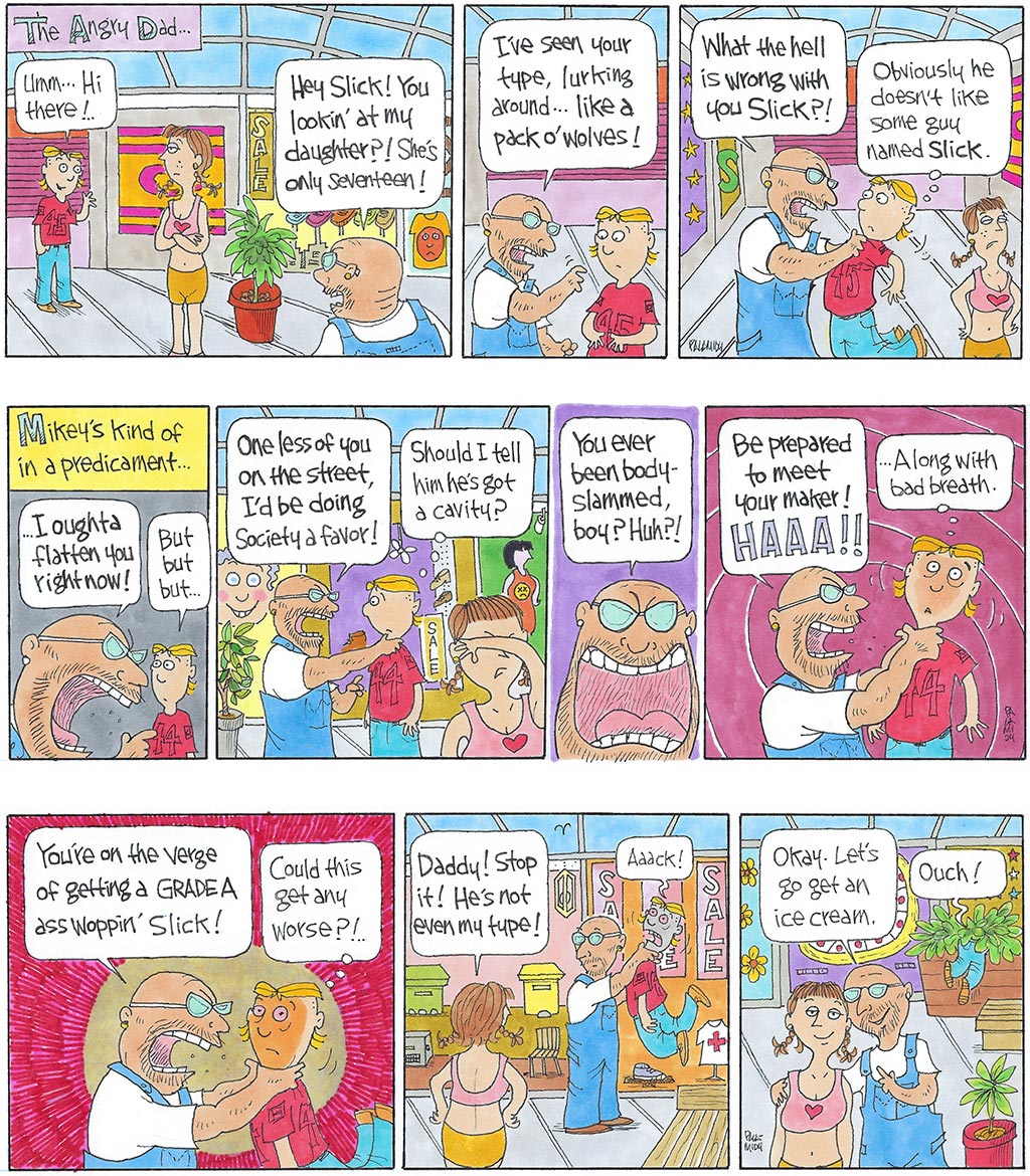 Mikey's Turn Cartoon - Comic Strip - 09/10/24