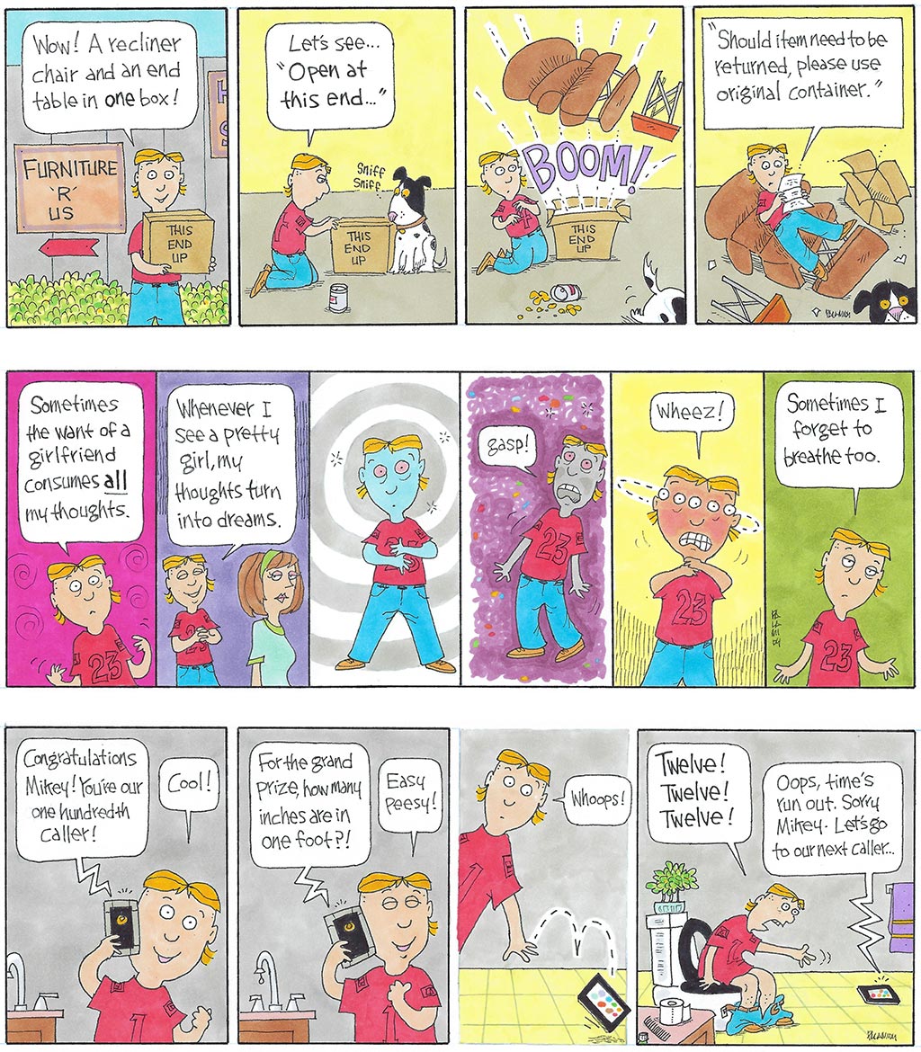 Mikey's Turn Comic Strip