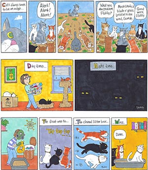 The Pride Cat Cartoons - Comic Strip - 01/08/22